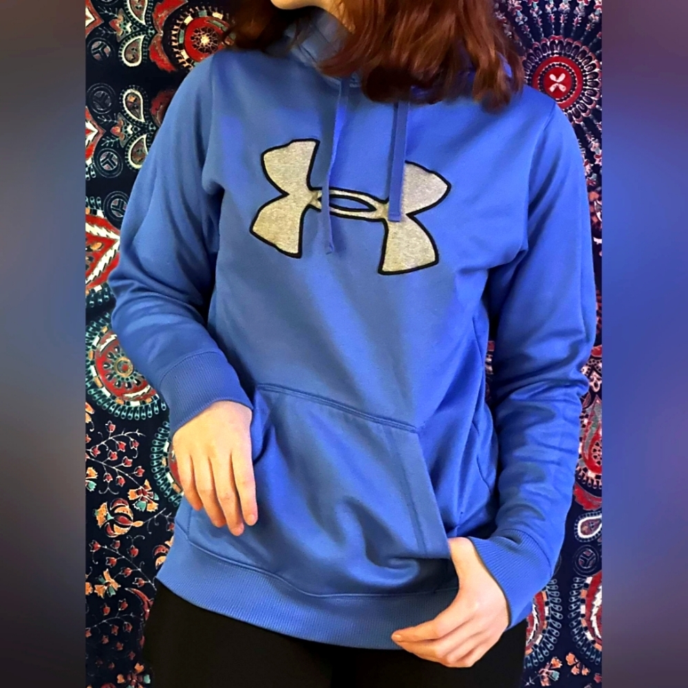 Under Armour blue hoodie women's size medium